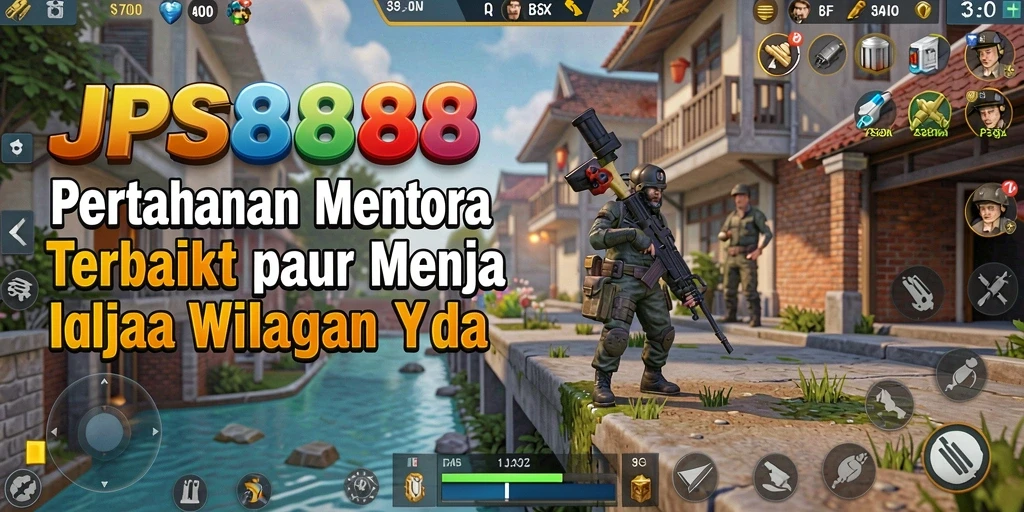 Tangkapan layar utama JPS888 menampilkan aksi serangan dan pertahanan yang mendebarkan.
