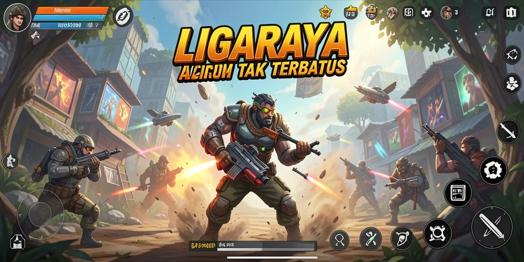 Gameplay seru dan menegangkan dari LIGARAYA.