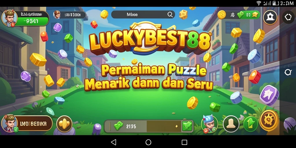 Screenshot gameplay LUCKYBEST88 menunjukkan serunya memecahkan teka-teki.