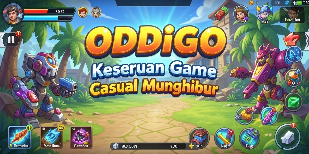 Tampilan menarik gameplay ODDIGO yang mengasyikkan.