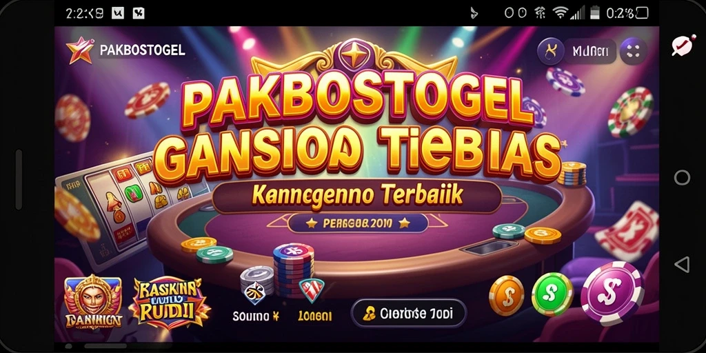Tampilan permainan Kasino yang menarik di PAKBOSTOGEL.