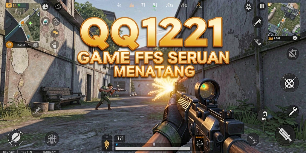 Tangkapan layar gameplay seru dari QQ1221 dengan aksi tembak-menembak mendebarkan.