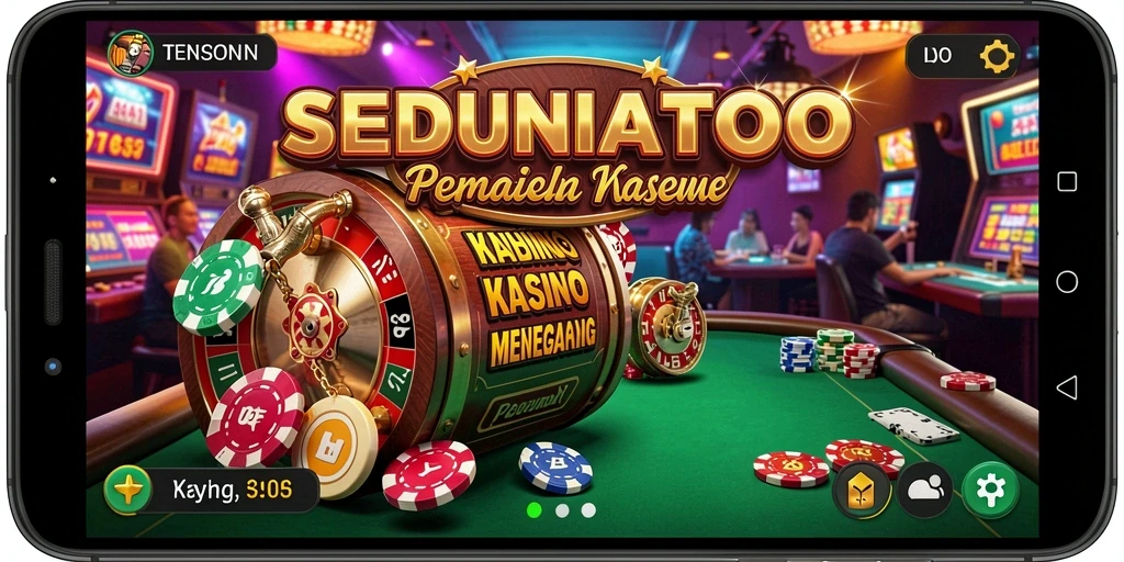Screenshot SEDUNIATOTO menunjukkan gameplay yang mengasyikkan dan penuh warna.