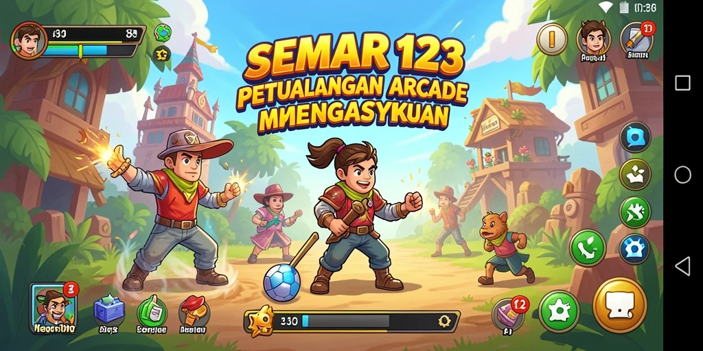 Tampilan menakjubkan dari gameplay yang penuh aksi.