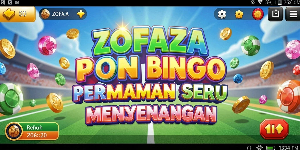 Tampilan gameplay Bingo yang seru dan interaktif di ZOFAZA.